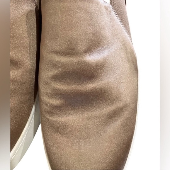 Vince Champagne Satin Warren 90s Y2K Slip-On Loafers - Picture 7 of 10